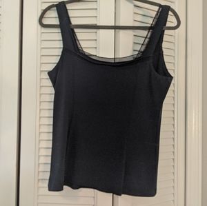 CABI classic Navy stretch tank Size M